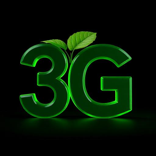 Eco Glass 3D DJ logo template